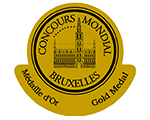 Gold Medal - Concours Mondial de Bruxelles 